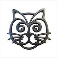 Cat Shaped Forged Iron Trivets