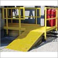 Elevated Ramp With Handrails