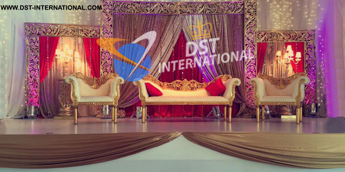 Wedding Carved Arcs Stylish Stage