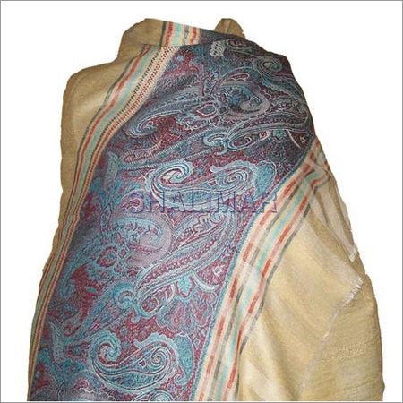 Machine Made Antique Cutting Kani Shawls