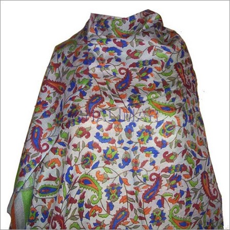 Machine Made Wool Silk Blend Kani Shawls