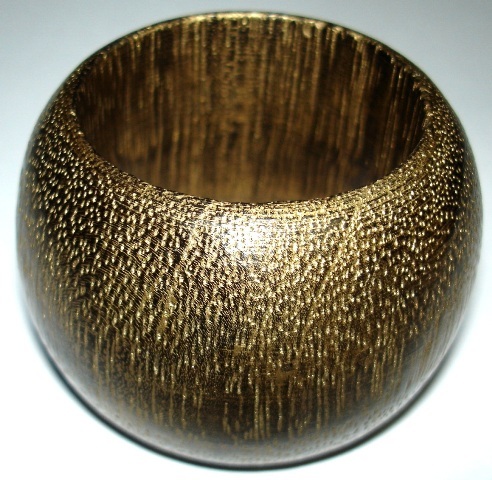 Cooper Wooden Napkin Ring - 1.5"/1.4" Dia, Copper Color, Modern Design with Finished Surface | 100 Pieces Round Shape