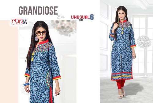 Rayon Printed Kurti
