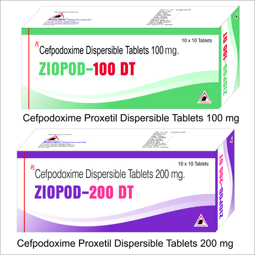 CEFPODOXIME 100 mg Dispersible Tablets & CEFPODOXIME 200 mg Dispersible Tablets