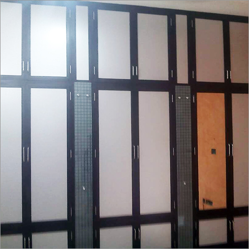 Modular Wardrobe - Wood & Metal, Variable Dimensions, Brown Matte | Space Saving, Moisture Proof, Durable, Easy Assembly, Wall-Mounted