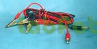 FLEXIBLE LEADS PVC - PVC Material, 1 Meter Length, 4 mm Insulation, Crocodile Clip, Standard Plug | Flexible, Durable, Easy Connection, Customizable