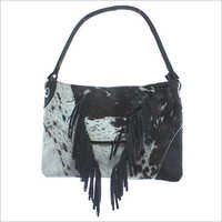 Multi-color Hair On Designer Ladies Purse