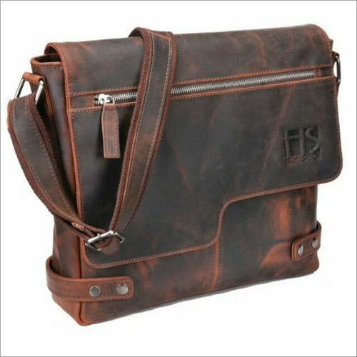 Leather Messenger Bag