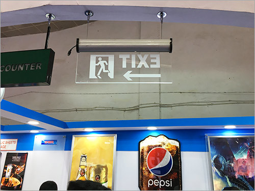 Mall Safety Signs