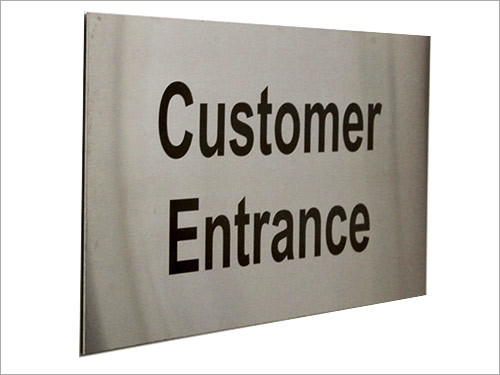 Stainless Steel Company Signs