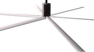 HVLS Fans - Aluminum 24-Inch Diameter, 5-Blade Ceiling Air Cooling Fan | Energy Efficient, Electrical Power Source