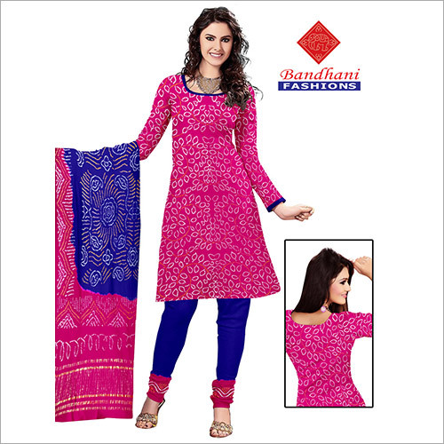Bandhani Ladies Suits with Dupatta Wholesale Bandhani Ladies Suits with Dupatta Wholesale