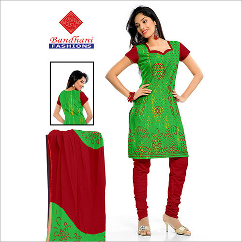 Bandhani Ladies Printed Suits with Dupatta Wholesale Bandhani Ladies Printed Suits with Dupatta Wholesale