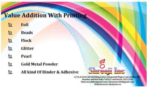 Value Addition With Printing