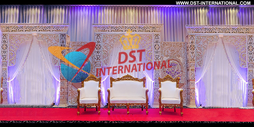 Filmy Style Wedding Stage Set