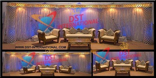 Diamond Cut Wedding Stage