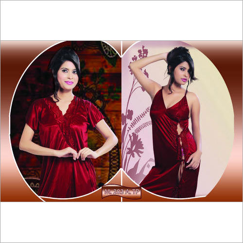 Designer 2 Piece Ladies Nightwear