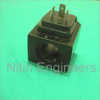 Hydraulic Solenoid Valve Coil - Mild Steel, 37.5mm Outer Diameter, 19.2mm Height | 3 Pin Parker Equivalent, Available In 110v, 220v, 24v Dc, 400g Weight