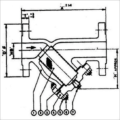 Cast Steel 'y' Type Strainer
