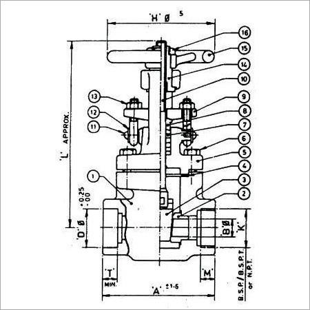 Forged Steel Gate Valve