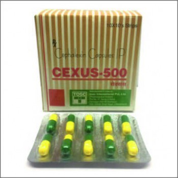 Cefalexin Capsules - 500 mg | Broad-Spectrum Antibiotic for All Age Groups Effective Against Bacterial Infections in Respiratory Ear Skin and Urinary Tract