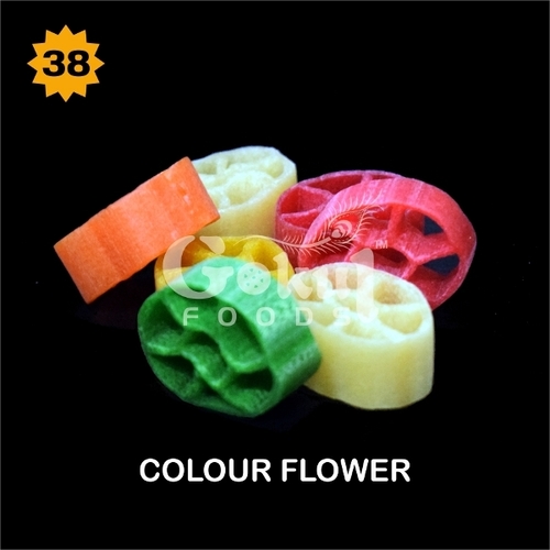 Colore Flower Fryums - Wheat Flour, 20kg-30kg Bag Size | Rich in Tasty Flavor, Easy Digestion, Hygiene Packed