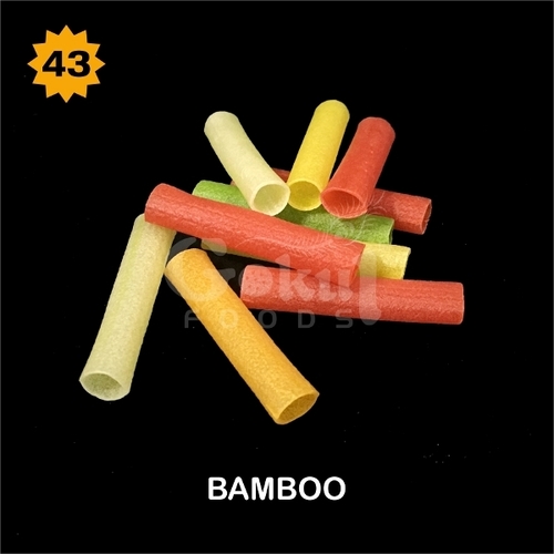 Bamboo Fryums - Wheat Flour, 20kg/30kg Bags | Low Calorie, Salty Taste, Hygienically Prepared, 6 to 9 Months Shelf Life