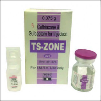 Ceftriaxone & Sulbactam For Injection A 375 Mg Liquid