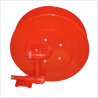Red Fire Hose Reel Drum