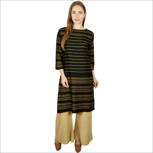 Ladies Foil Print Kurti