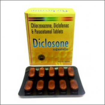 Chlorzoxazone Diclofenac & Paracetamol Tablets General Drugs