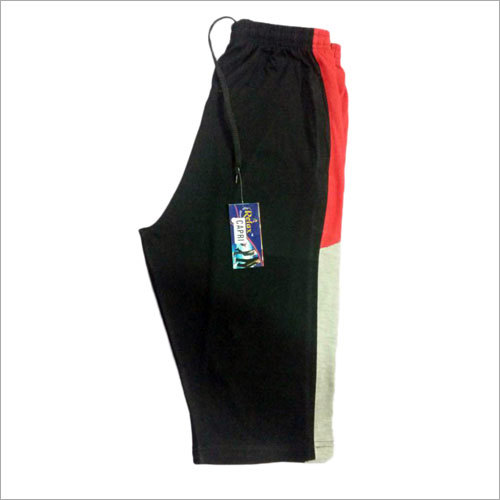 Mens Black Hosiery Capri