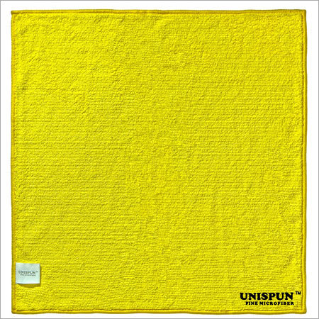 Microfiber Car Cleaning Yellow Cloth
