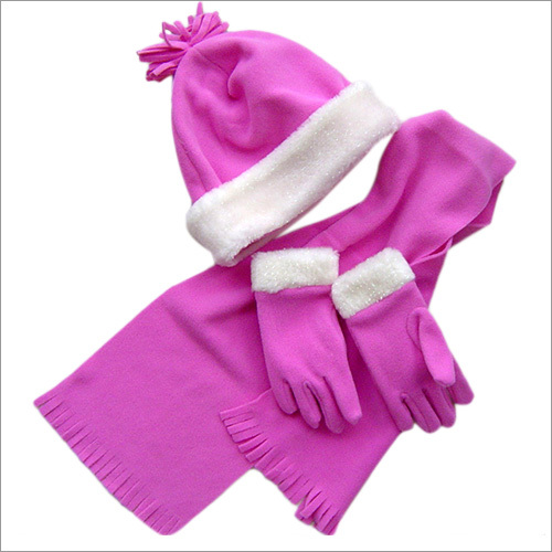Poly Fleece Hat, Glove And Scarf Set