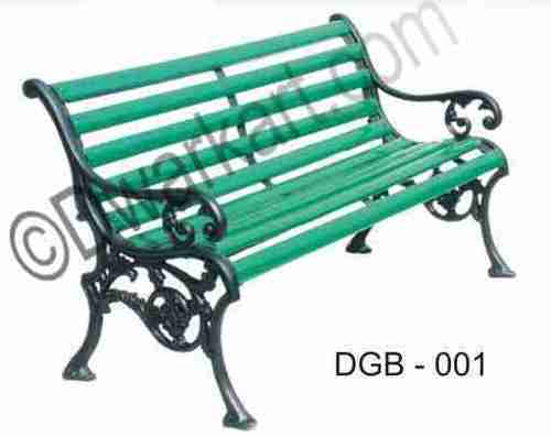 Antique Cast Iron Garden Bench
