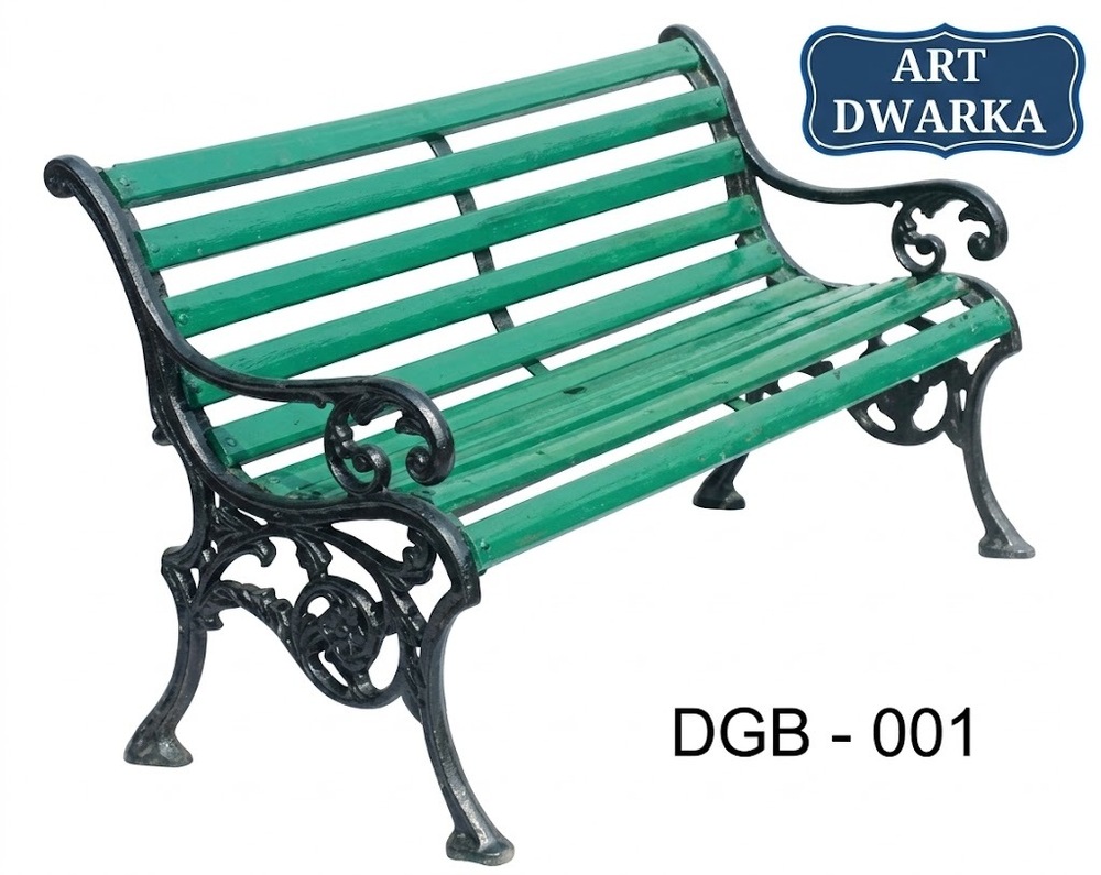 Antique Cast Iron Garden Bench