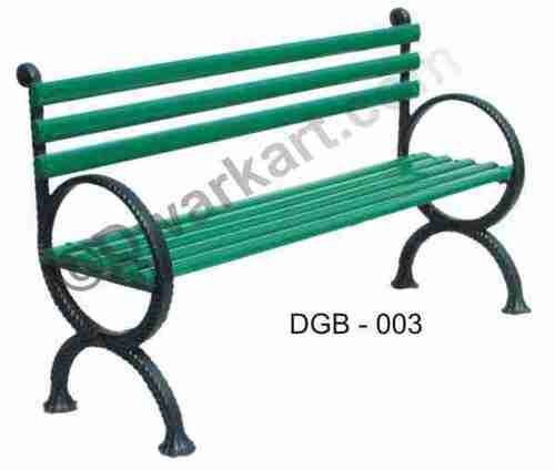 Elegant Design Cast Iron Garden Bench