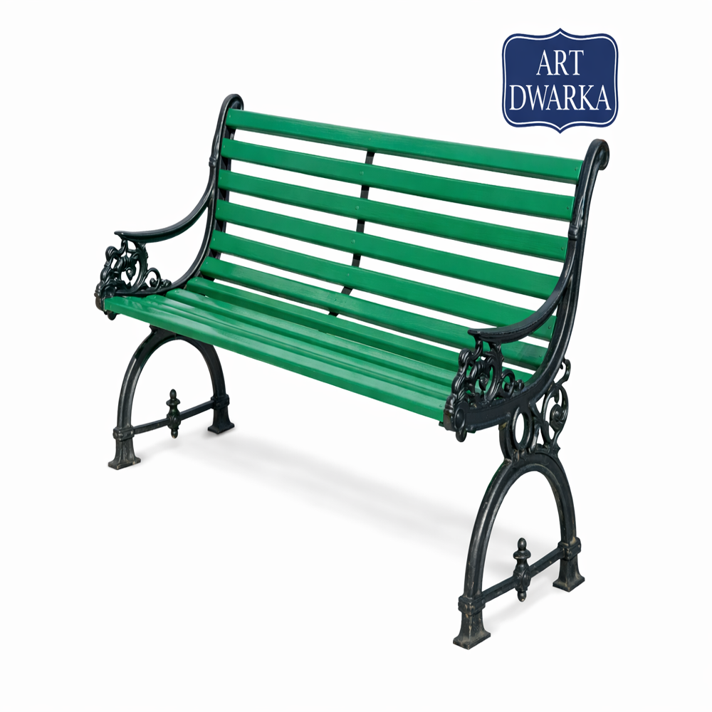 Vintage Cast Iron Garden Bench