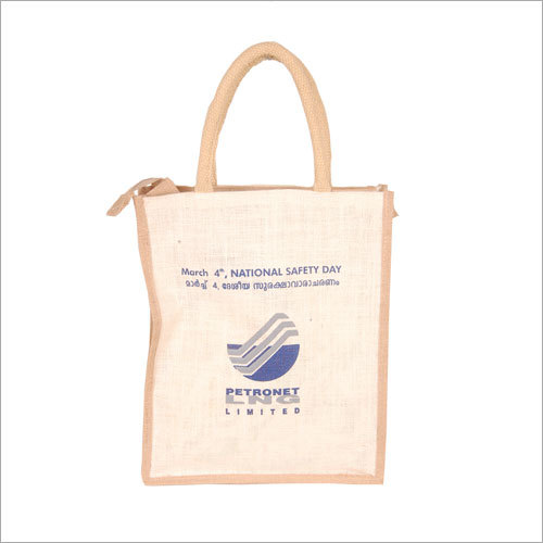 Cream Jute Corporate Bags
