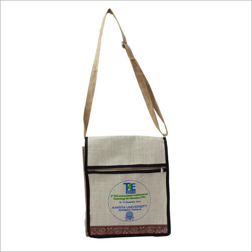 Grey Jute Designer Bags