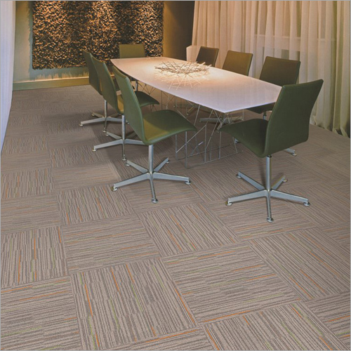 Impression Carpet Tiles - 100% PP Multi-Level Loop, 50 x 50 cm , Gray | Heavy Commercial Use, Bitumen Backing, 20 Oz Pile Weight