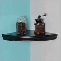 Furniture Hardware Wooden Corner Floating Wall Shelf