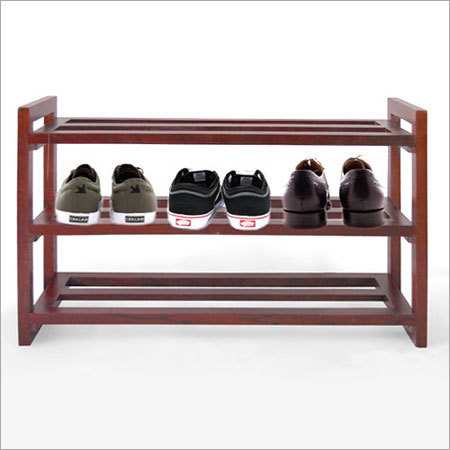 Furniture Hardware Solid Wood Shoe Storage Rack