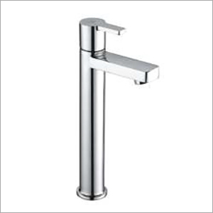 Raised Piller Tap 10 - Chrome Plated Brass, 250mm Height, 5L/min Flow Rate | Elegant Design, Water Saving, Deck Mounted