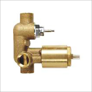 Concealed Diverter Body For Bath Shower High Flow - Brass 150x100x80mm Chrome, High Flow Rate 25l/min, Durable, Smooth Operation