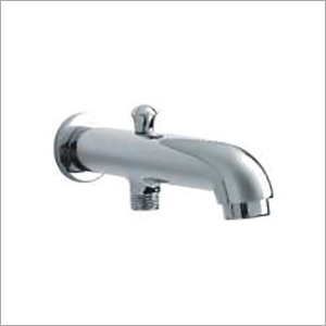 Button Spout - Chrome Plated Stainless Steel, 15x5x2 cm | Compact, Ergonomic, Corrosion Proof, Scratch Resistant, Wall Mounted
