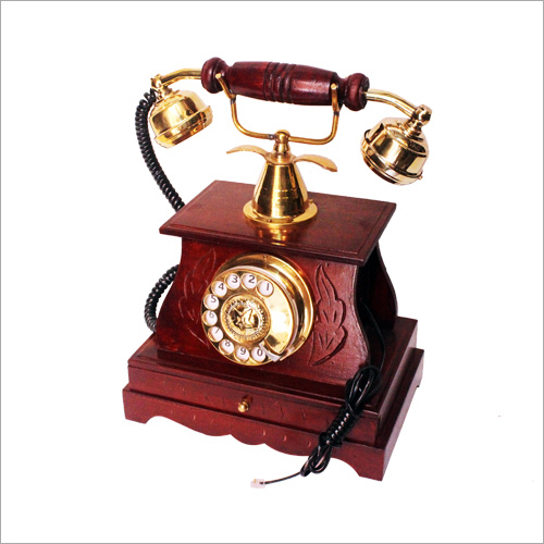 Antique Wooden Telephone