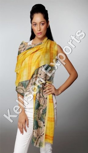 Printed Merino Wool Shawls