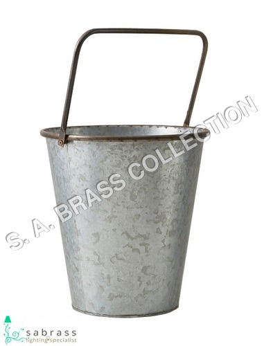 Galvanized Hanging Bucket Dimensions: Dia - 30 X Ht - 33 Centimeter (Cm)
