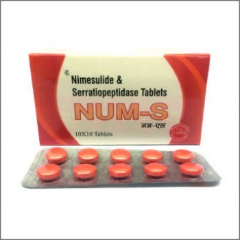 Nimesulide & Serratiopeptidase Tablets - Pain Relief Formula for Acute Pain, Osteoarthritis & More | Suitable for All Ages, Easy-to-Swallow Tablet Form
